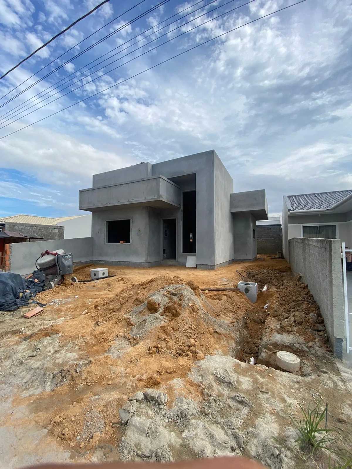 Casa construída no Loteamento Vale Verde, em Palhoça