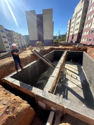 Execução da fossa séptica em condomínio residencial — foto 7 de 7