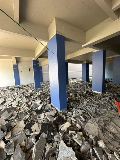 Calçada interna do Condomínio Edifício Palácio depois da obra — foto 8 de 35