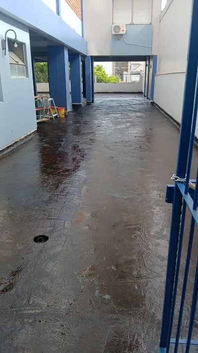 Calçada interna do Condomínio Edifício Palácio depois da obra — foto 10 de 35