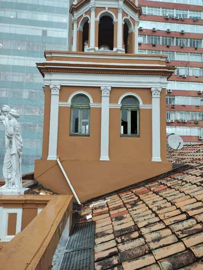 Prédio da Prefeitura de Porto Alegre durante a revitalização — foto 12 de 13