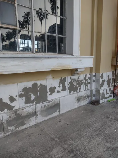 Prédio da ETA Moinhos de Vento do DMAE durante a revitalização — foto 4 de 20