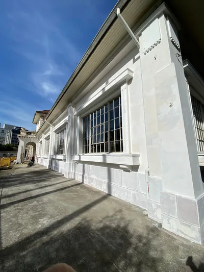 Prédio da ETA Moinhos de Vento do DMAE durante a revitalização — foto 6 de 20