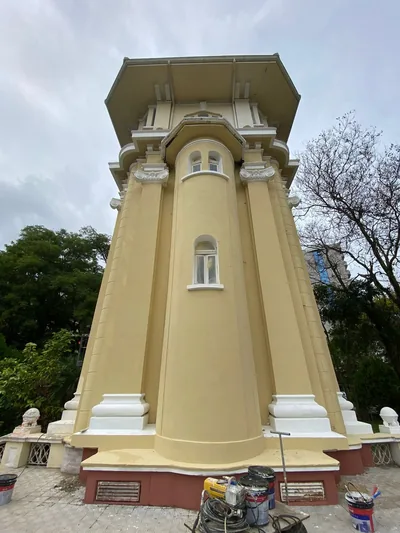 Prédio da ETA Moinhos de Vento do DMAE durante a revitalização — foto 11 de 20