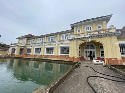 Prédio da ETA Moinhos de Vento do DMAE durante a revitalização — foto 17 de 20